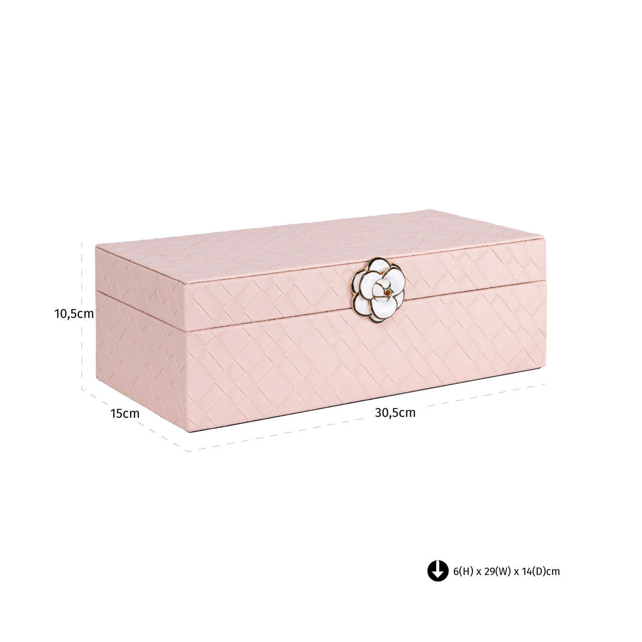 Aufbewahrungsbox Lotte pink large