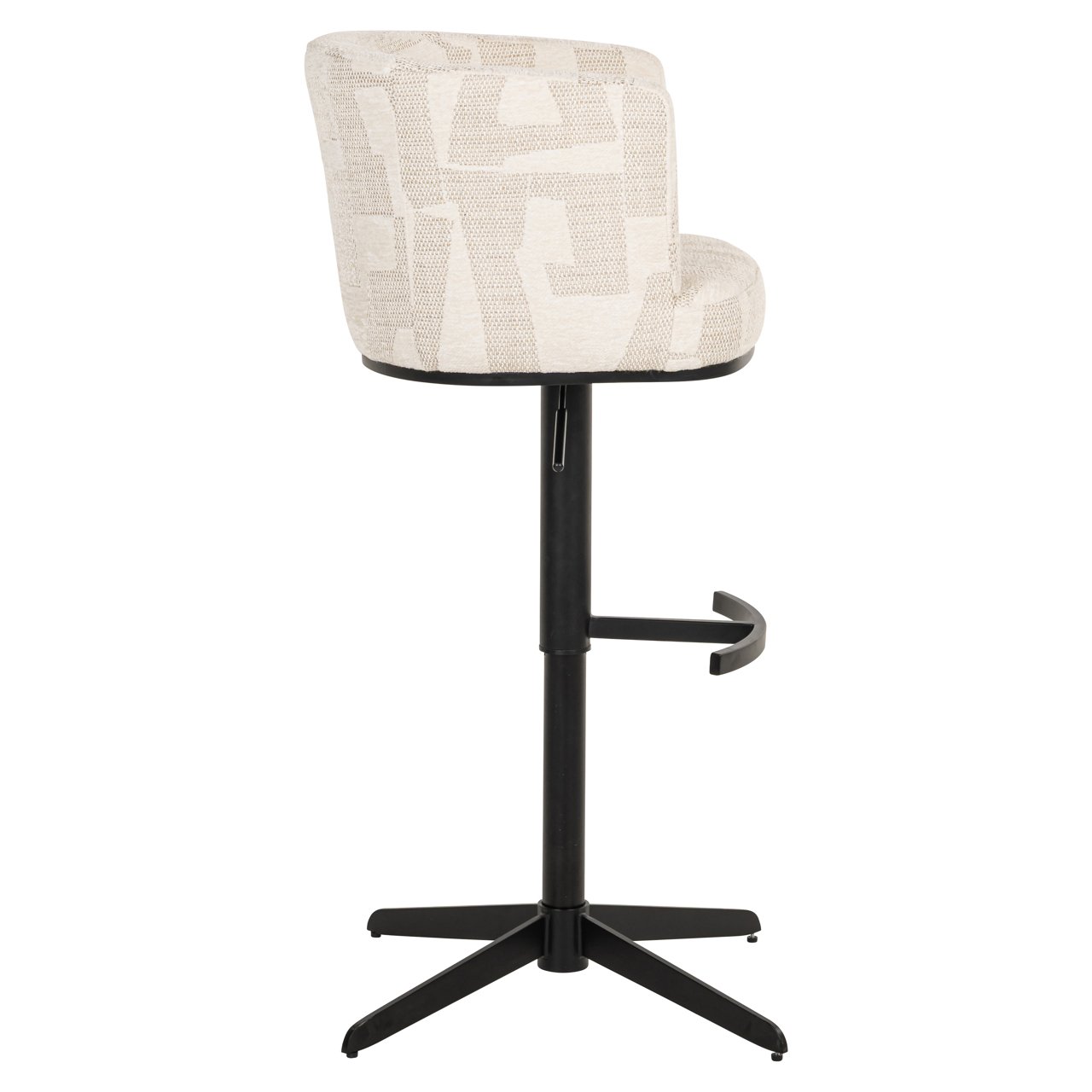 Barhocker Cheyenne beige graffic swivel Barhocker Cheyenne beige graffic swivel