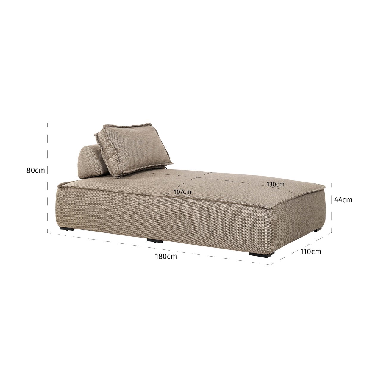 Outdoor Liege Jondal taupe