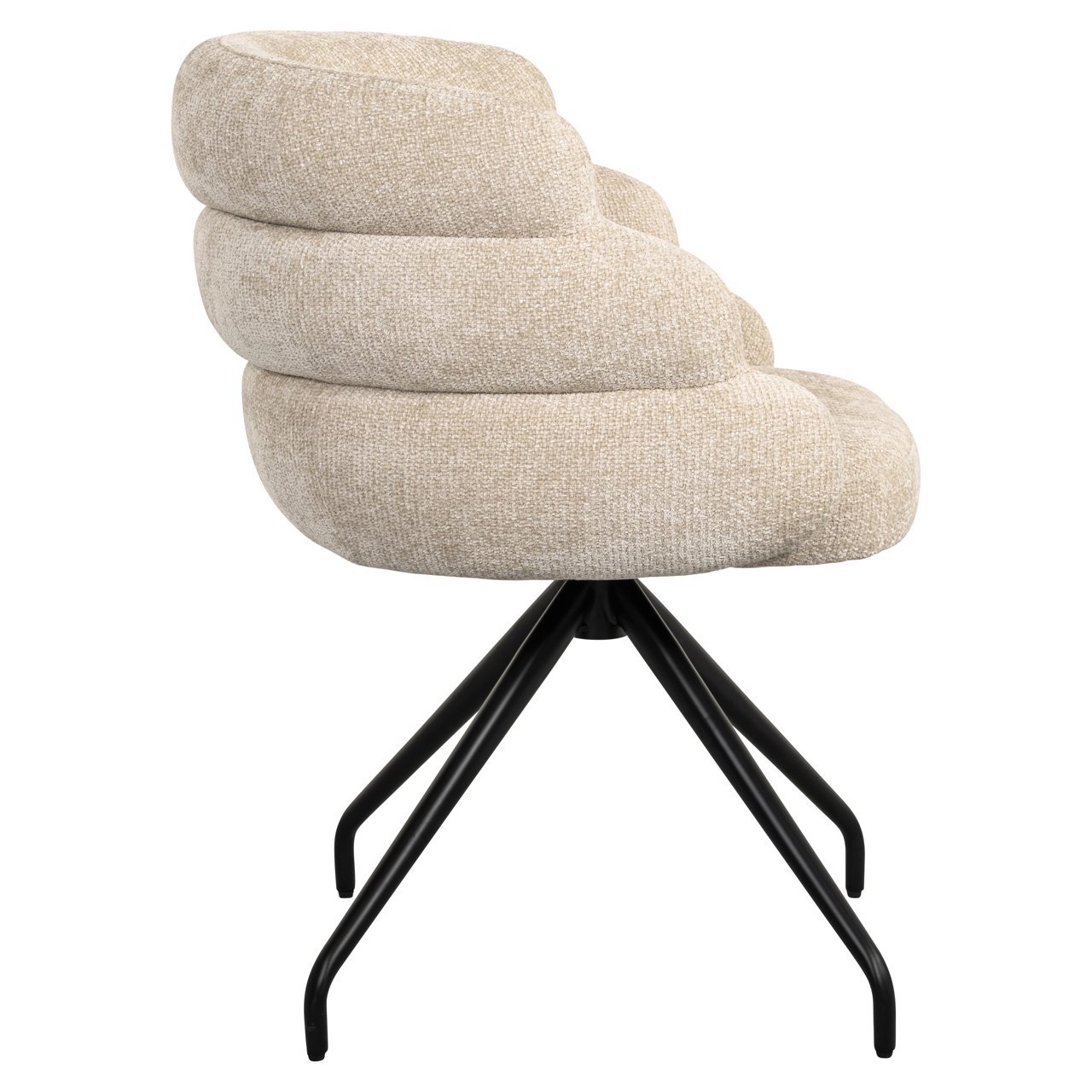 Esszimmerstuhl Kayla cream unicorn swivel