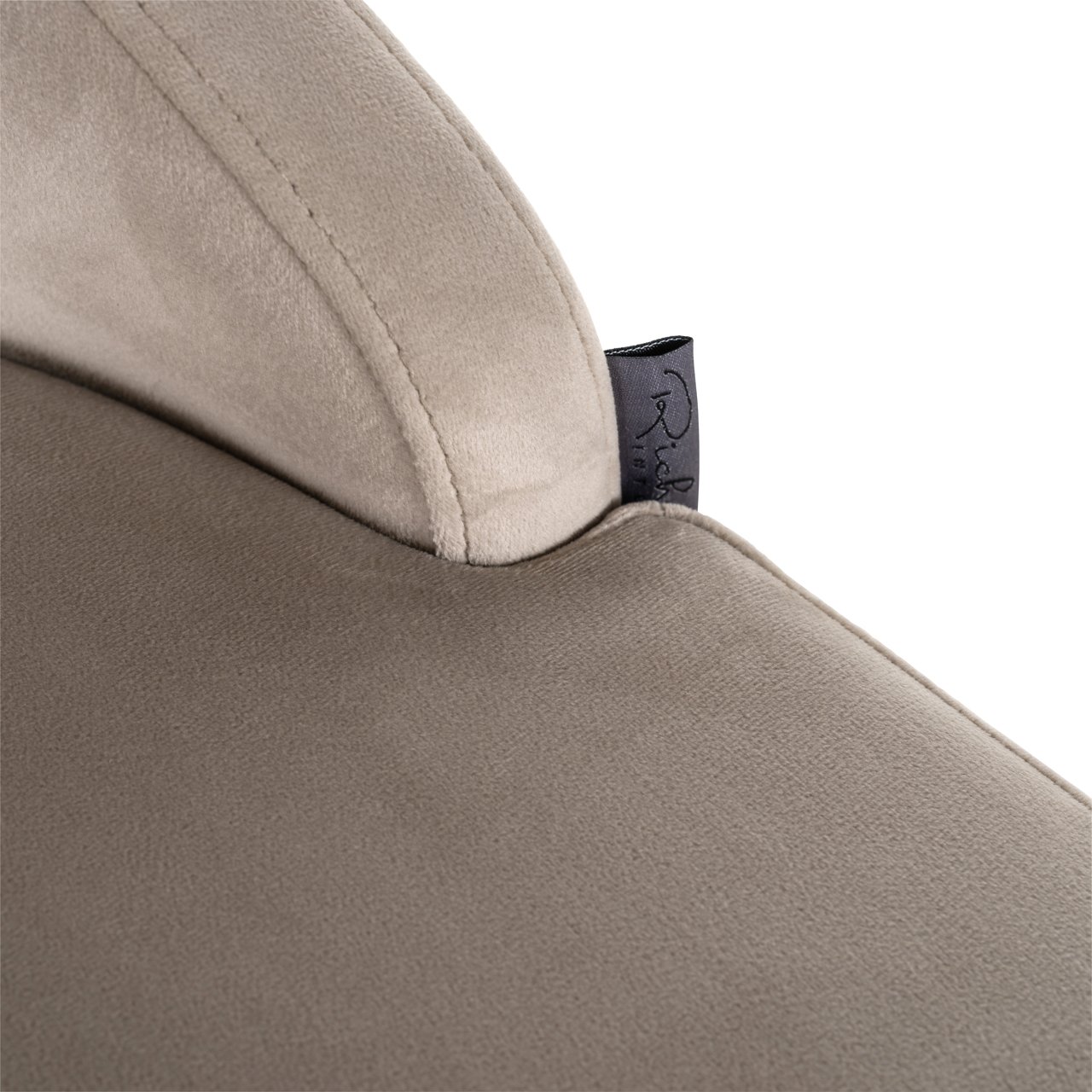 Barhocker Bolton khaki velvet brushed gold fire retardant (Set of 2) Barhocker Bolton khaki velvet brushed gold fire retardant (Set of 2)