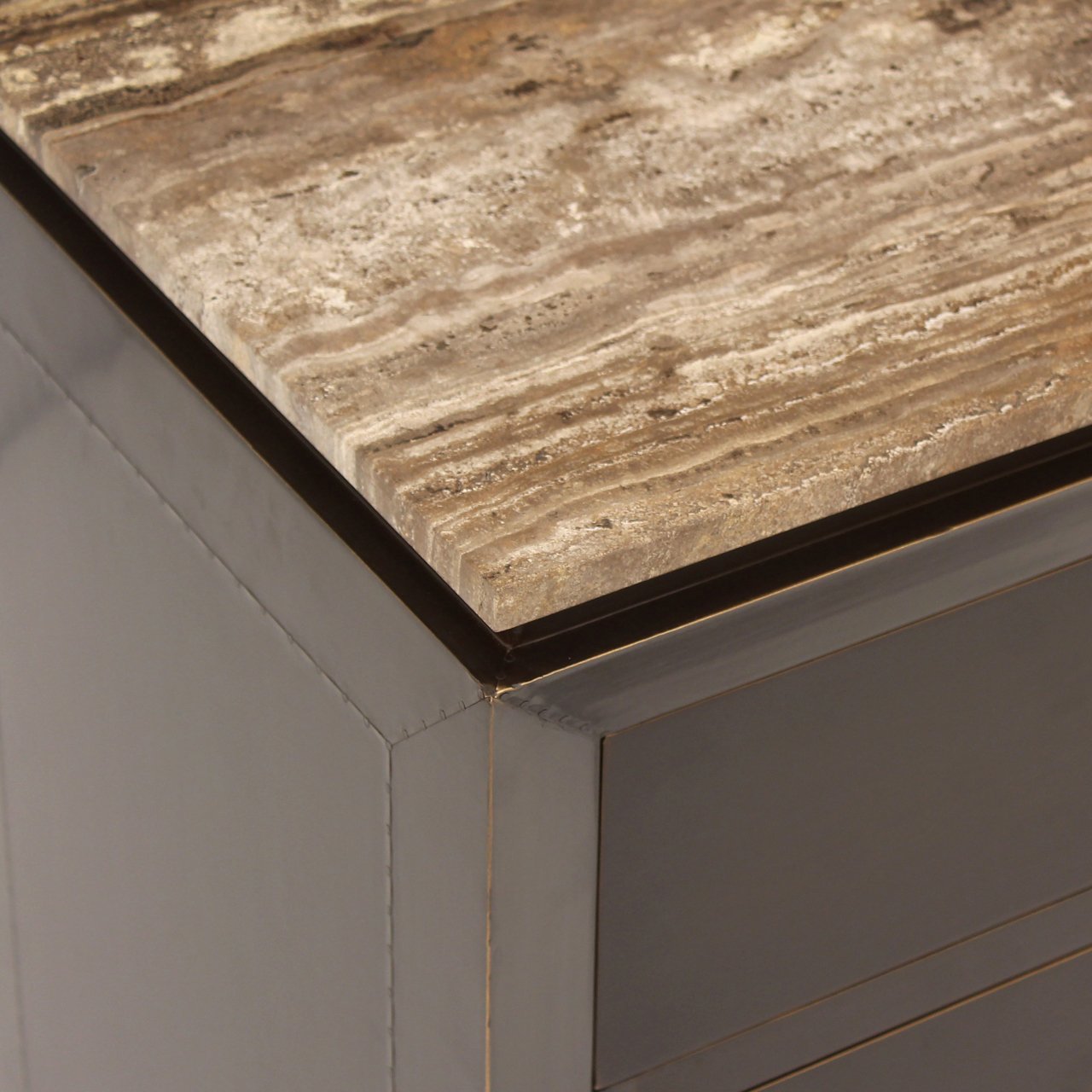 Nachttisch Russo ash brown 3-drawers