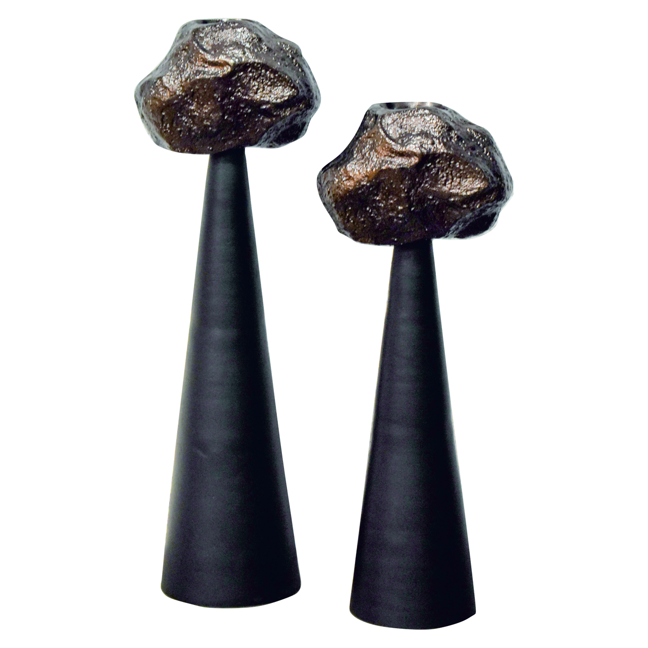 Kerzenhalter Moira black large