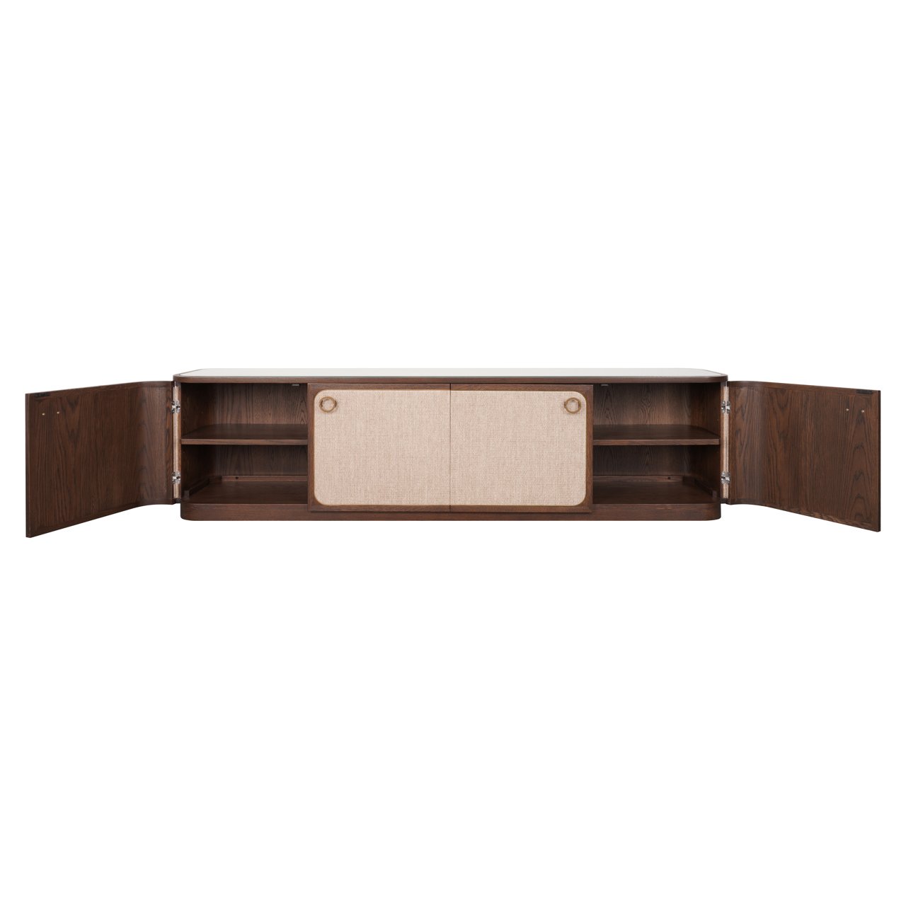 TV-Schrank Willox brown 4-doors