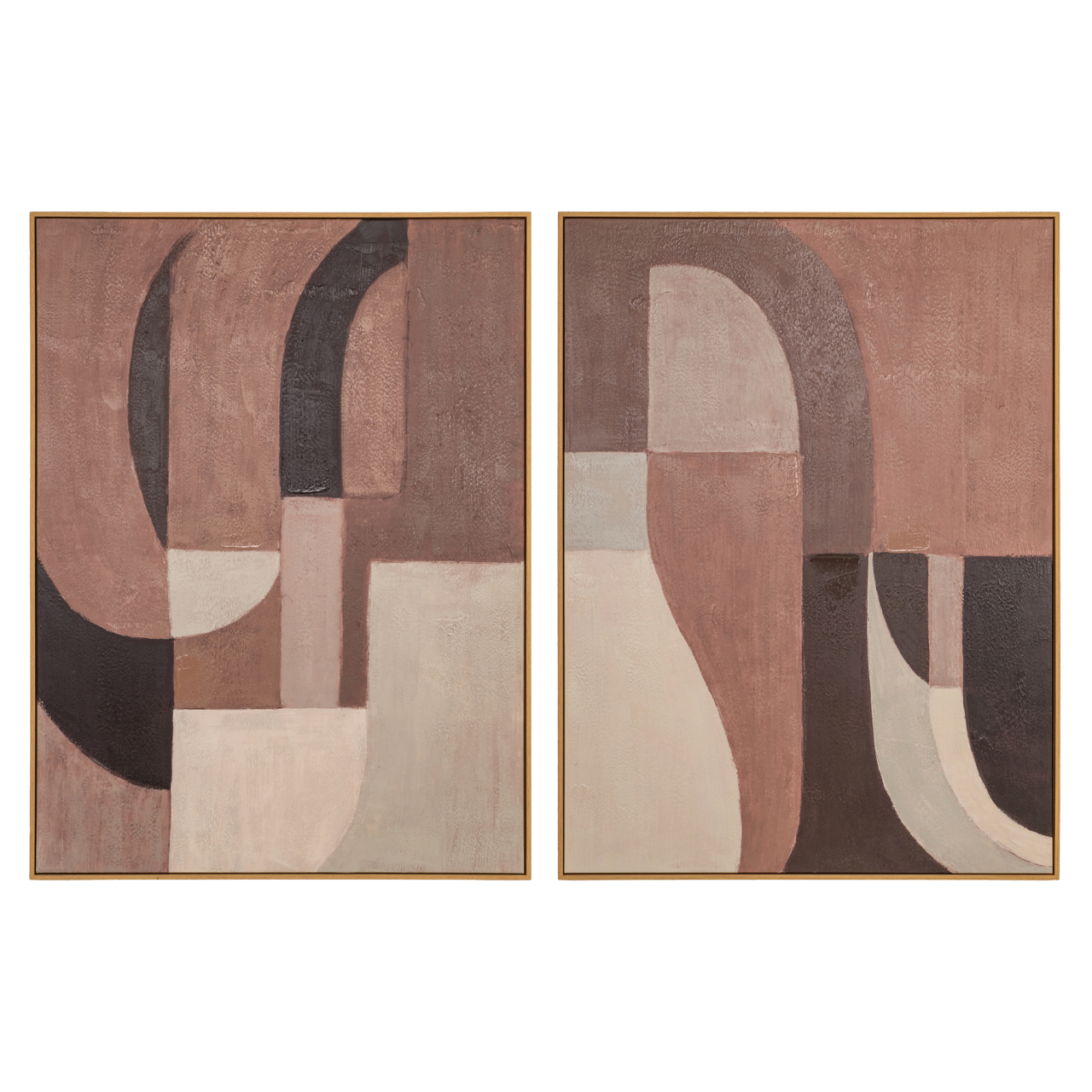 Wandkunst Tatu right brown