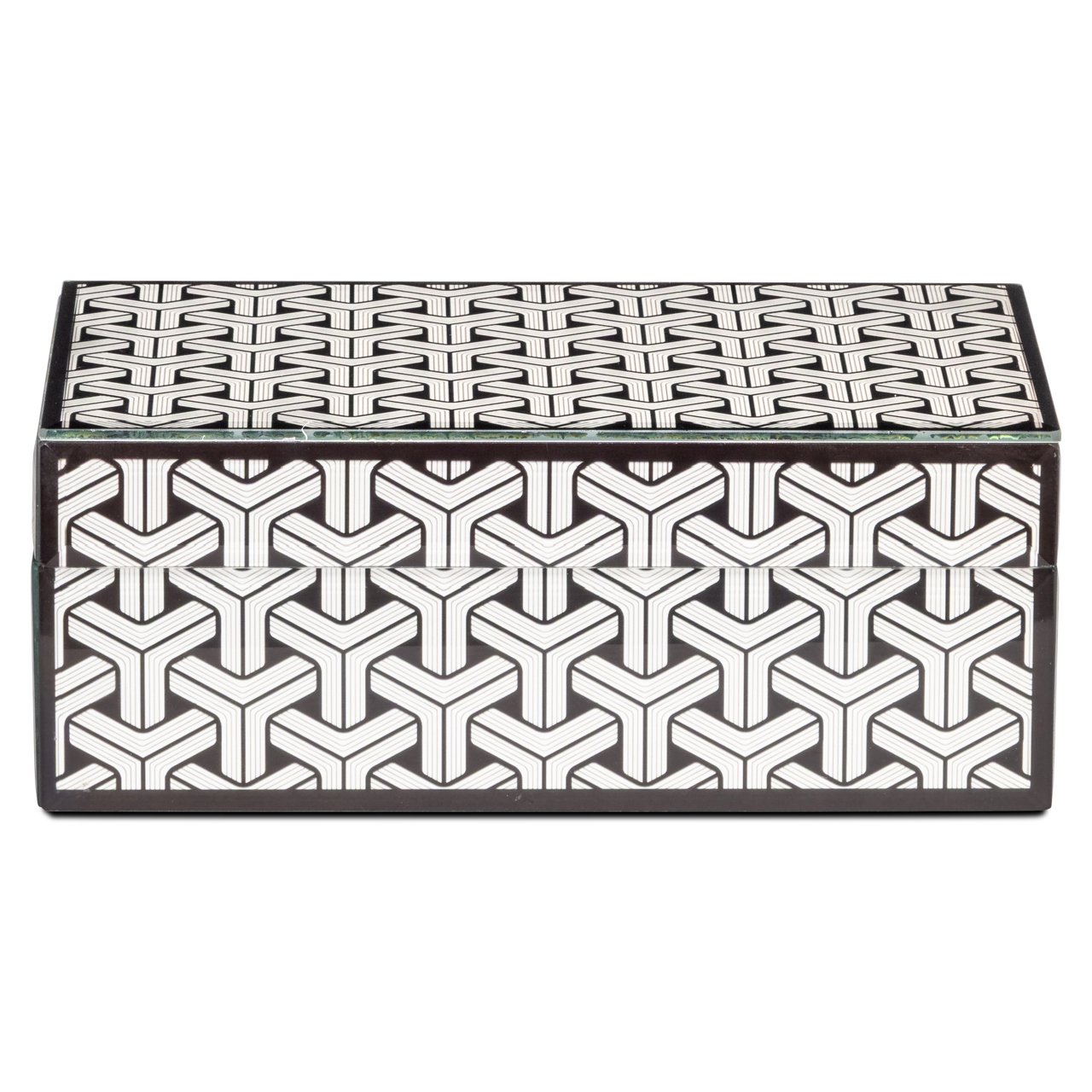 Aufbewahrungsbox Feliz black/white small