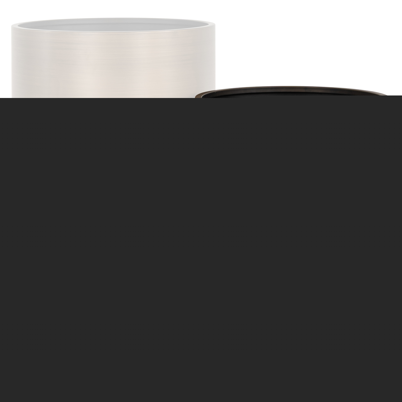 Pflanzgefäß Dira brushed gold 45Ø