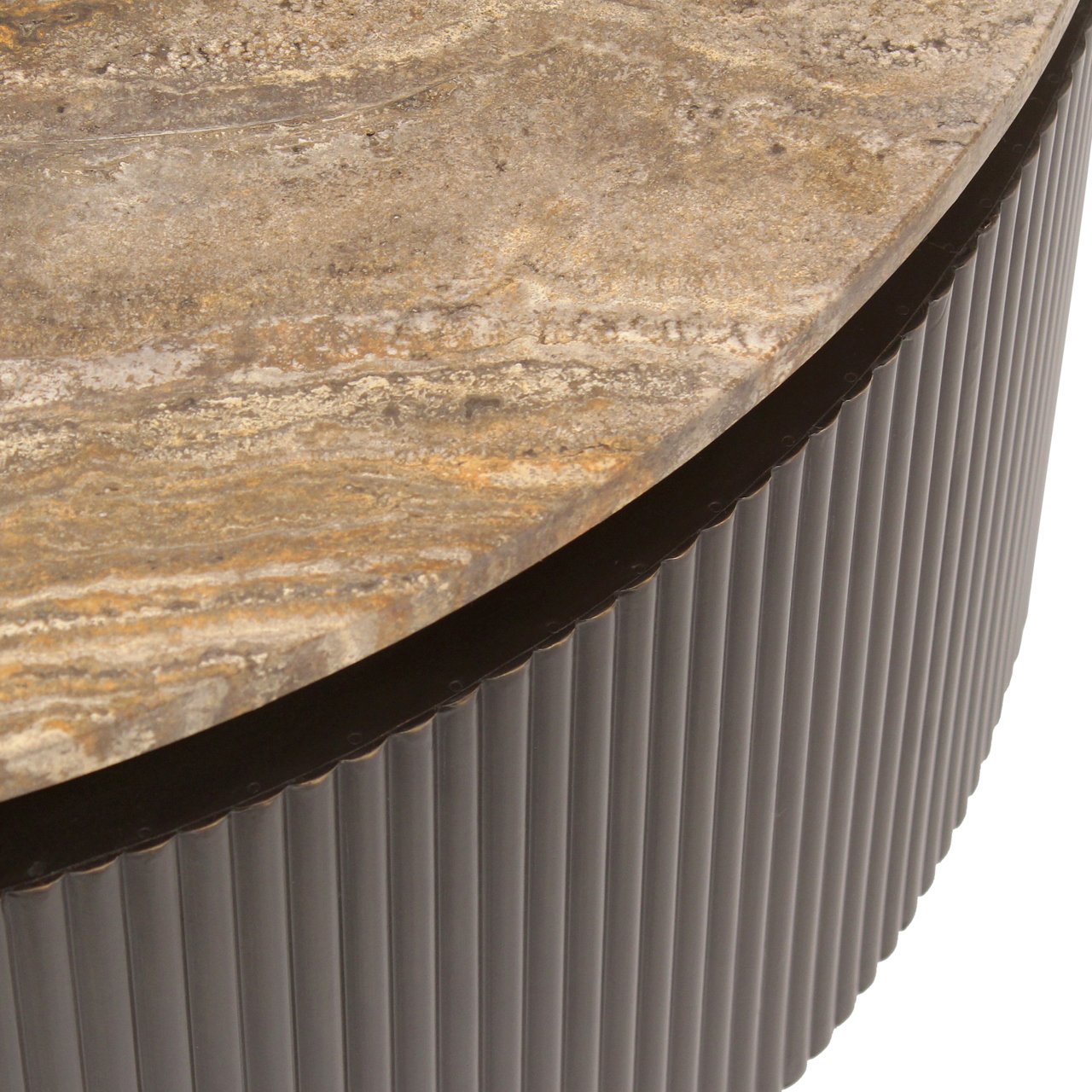 Couchtisch Russo ash brown 90Ø