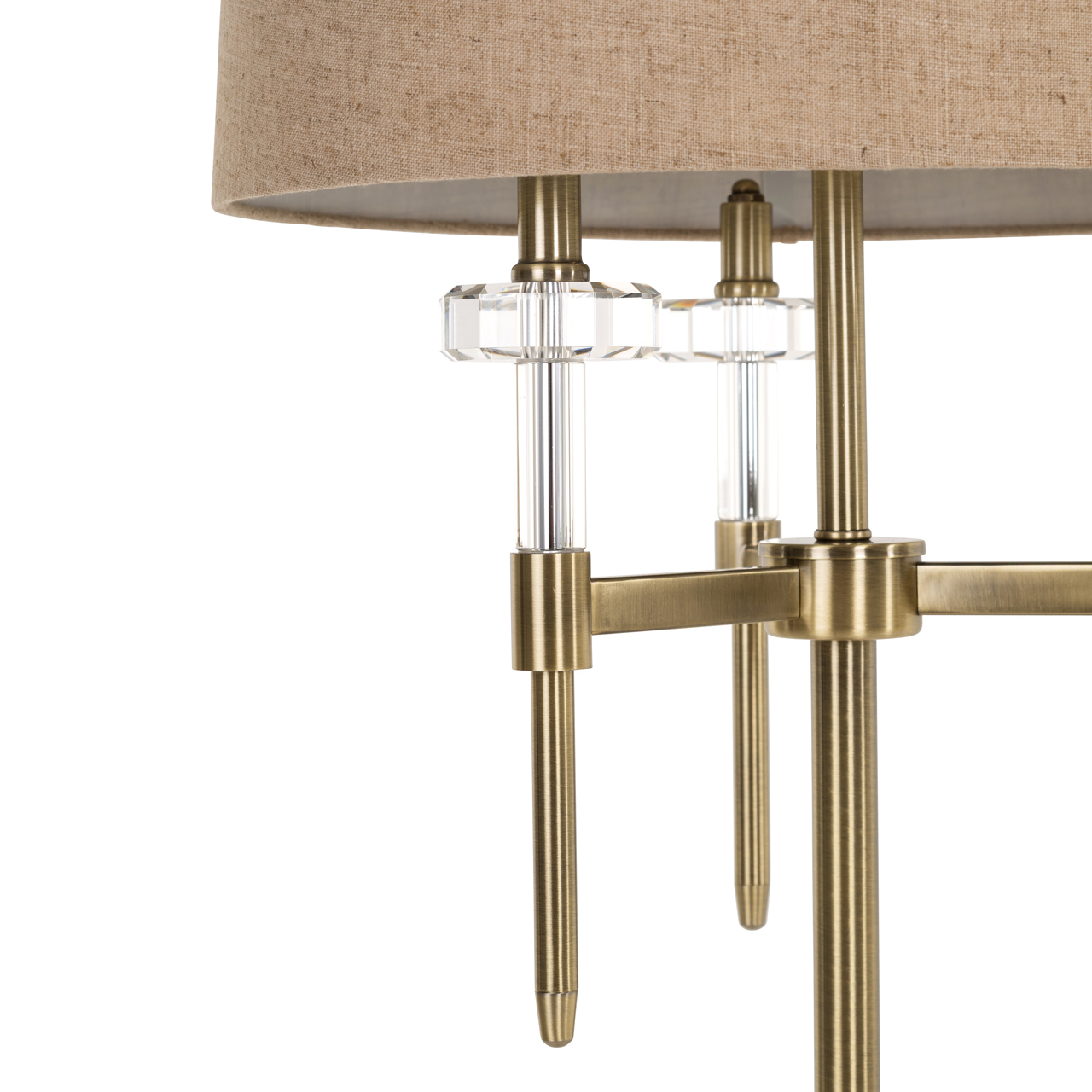 Stehlampe Josie brushed gold