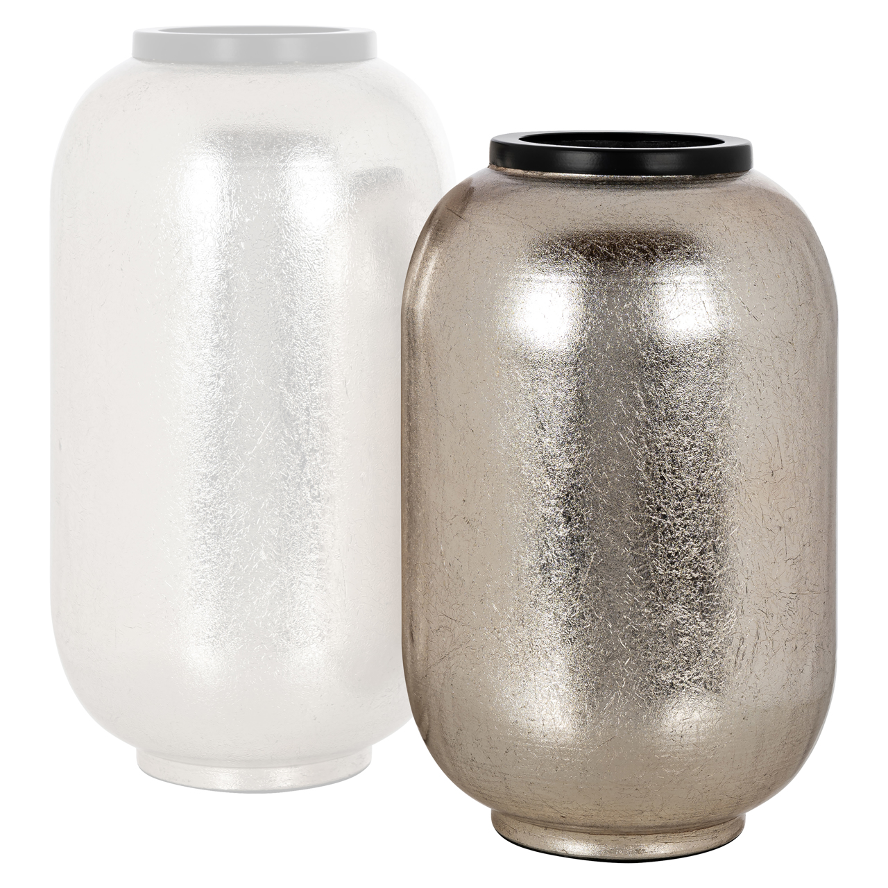 Vase Vesna silver small