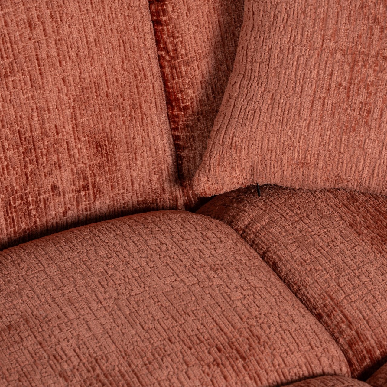 Sofa Cube blush fusion 3-seater + lounge right
