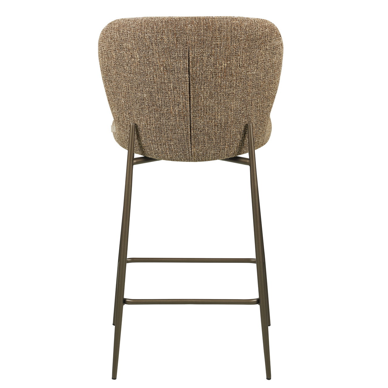 Thekenstuhl Odarby brown tweed fire retardant