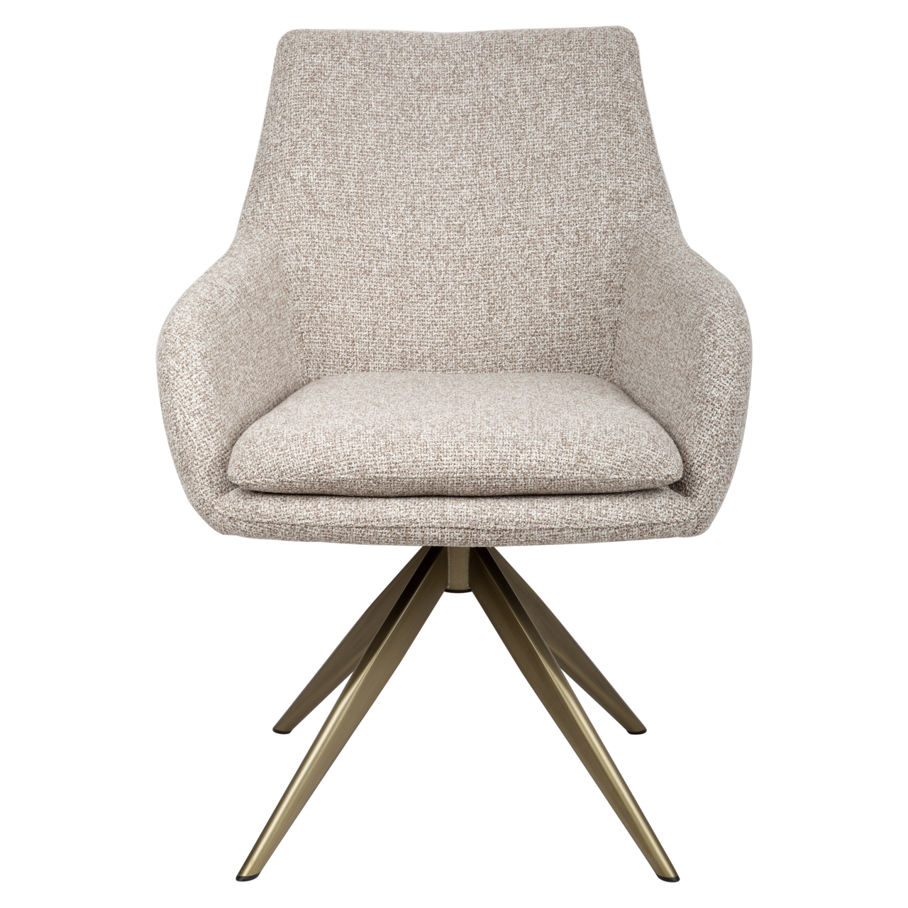 Esszimmerstuhl Lisonne cayenne brown swivel fire retardant