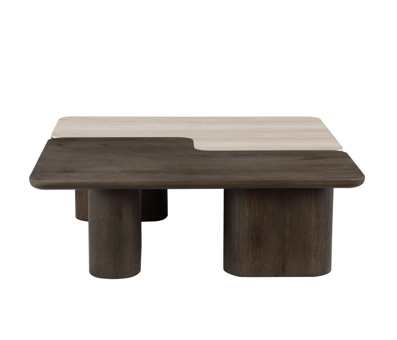 Couchtisch Nando brown (Set of 2)