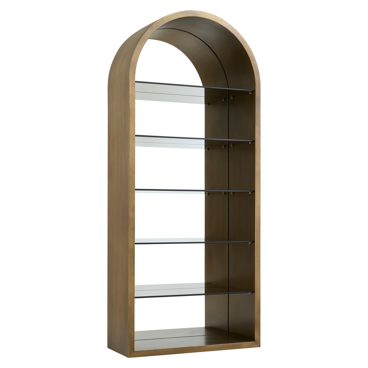 Vitrine Bowic brushed gold
