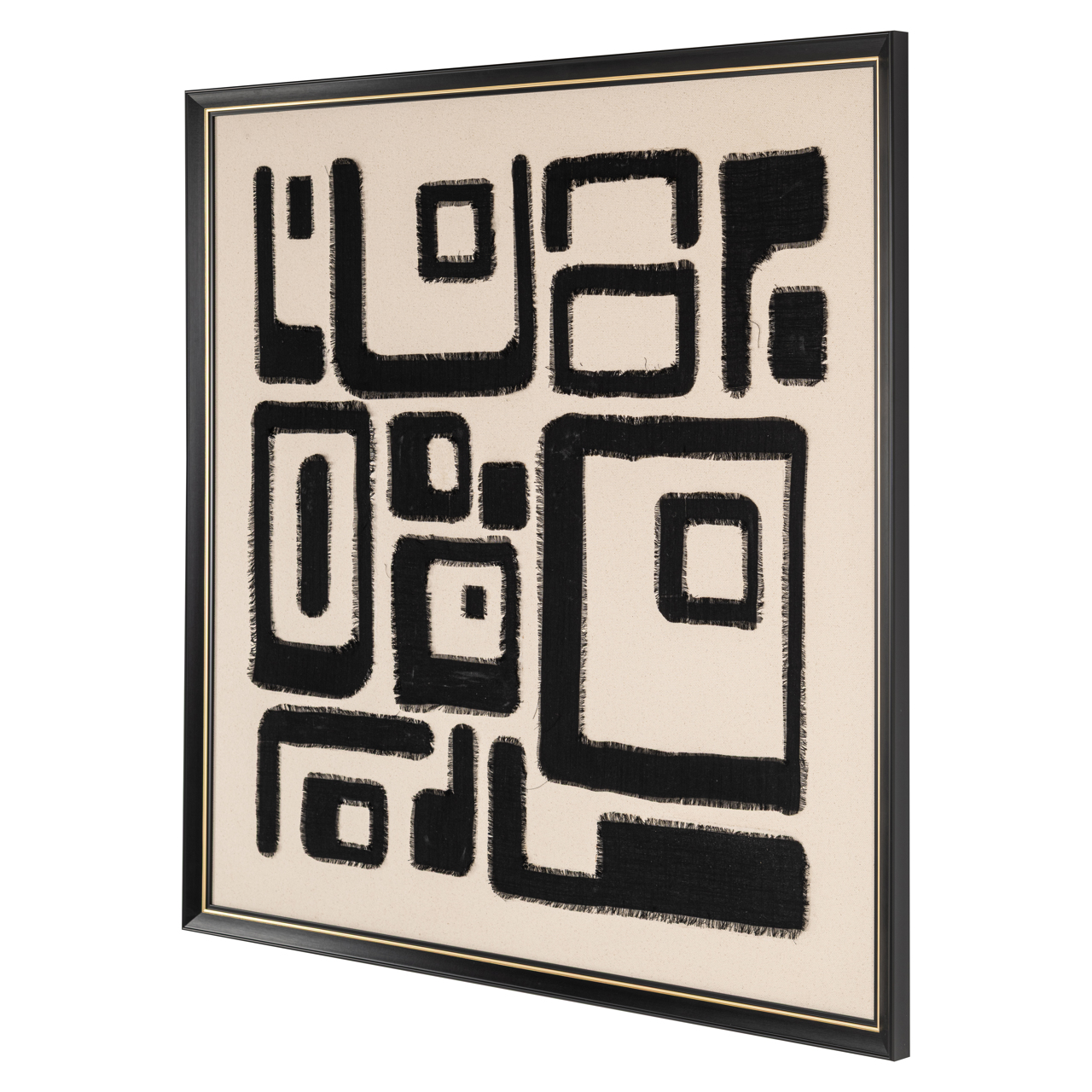 Wandkunst Shanita black/white