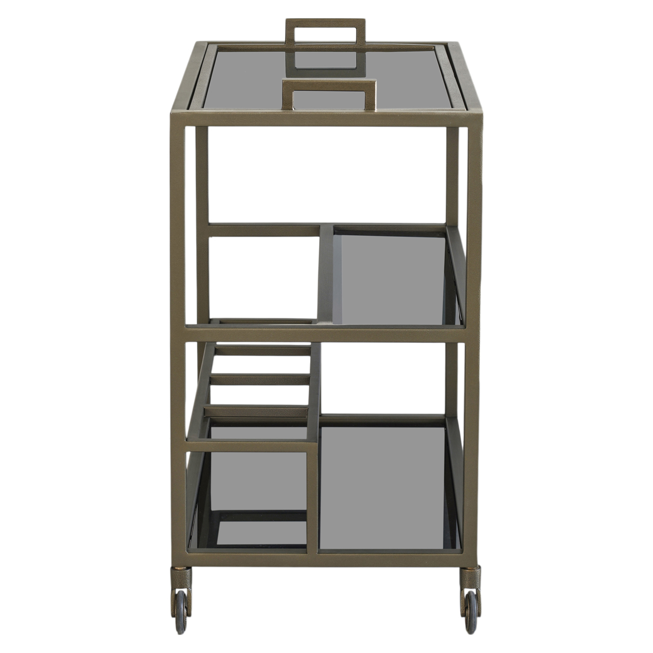 Servierwagen Ruinart brass antique