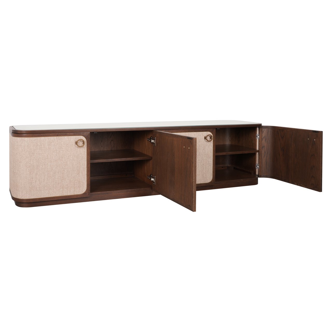TV-Schrank Willox brown 4-doors