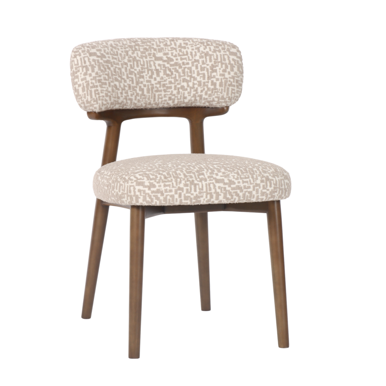 Esszimmerstuhl Basker natural geo (Set of 2)