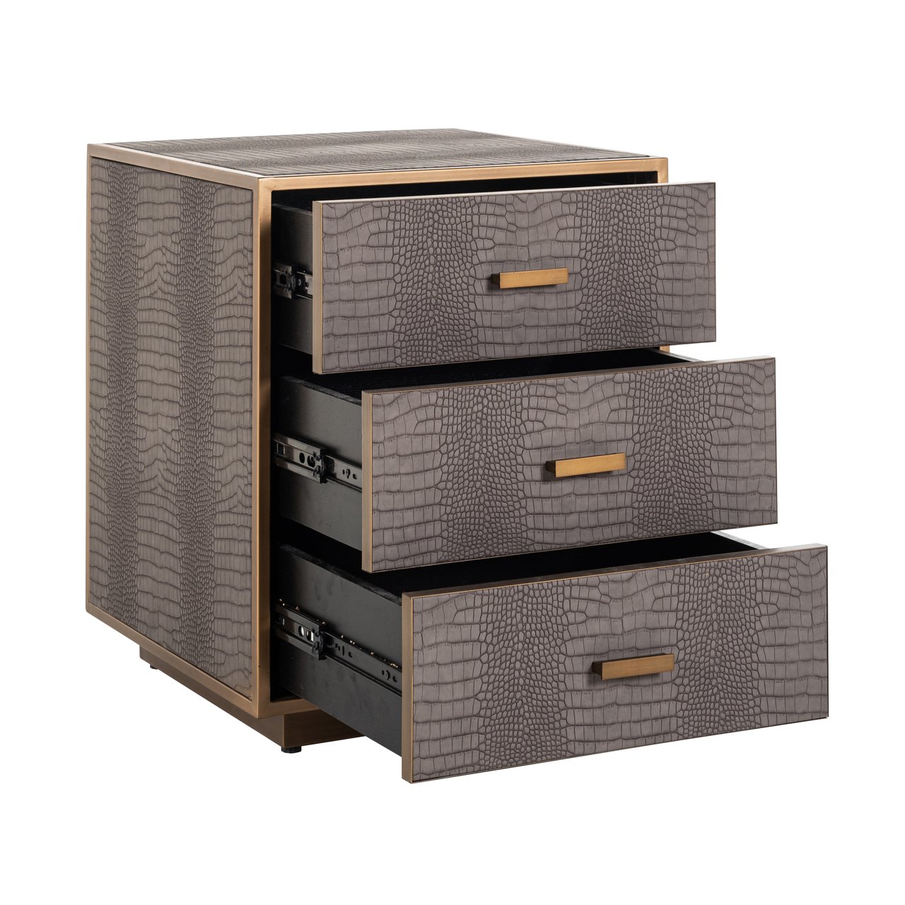 Schubladenschrank Classio brushed gold 