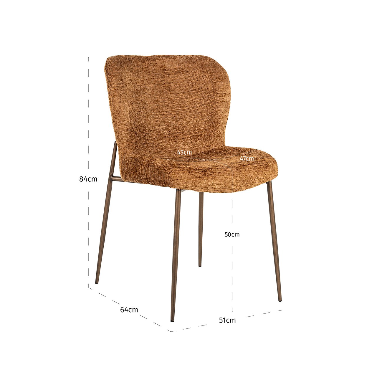 Stuhl Odarby cognac fusion (2er-Set) (Fusion cognac 28) Stuhl Odarby cognac fusion (2er-Set) (Fusion cognac 28)