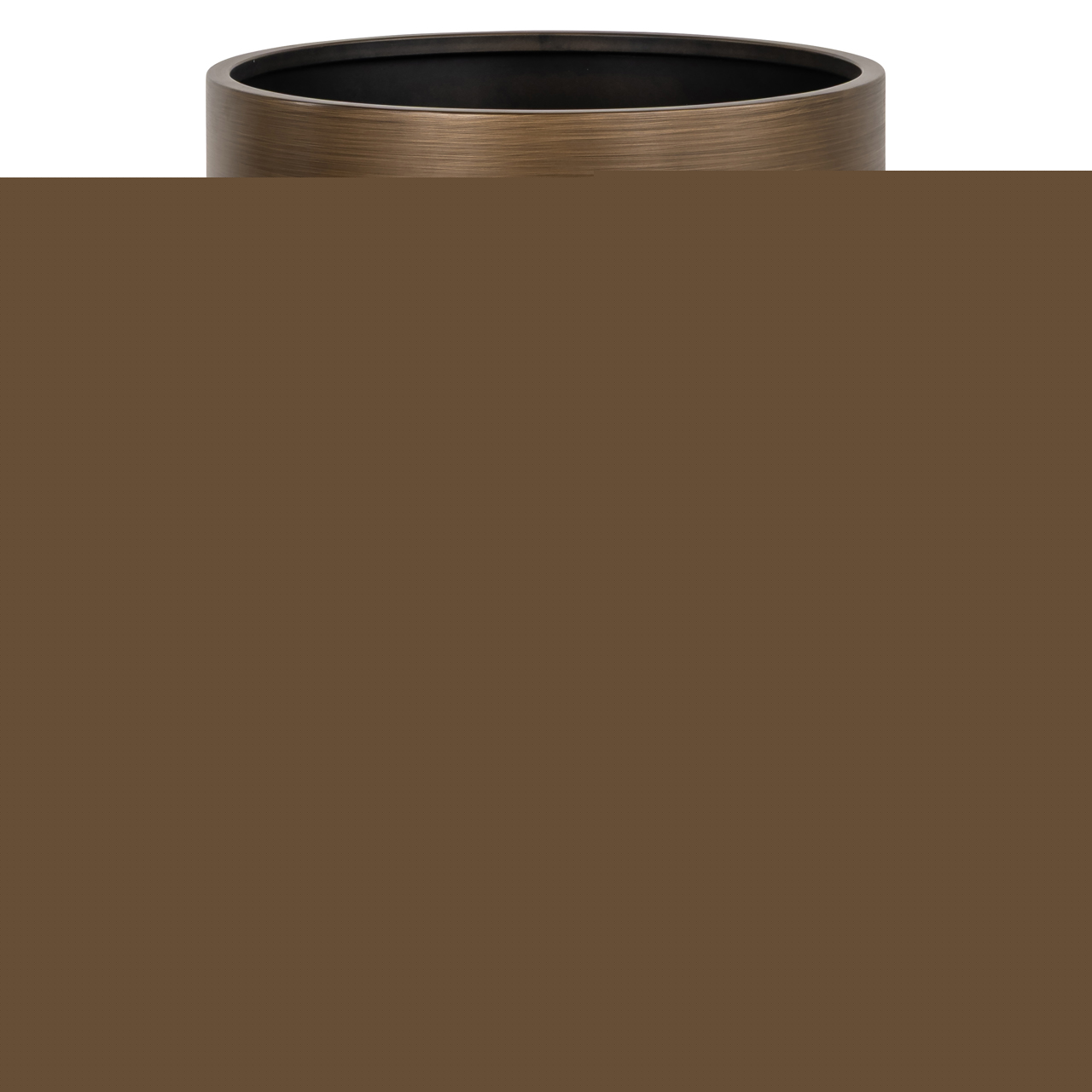 Pflanzgefäß Dira brushed gold 45Ø