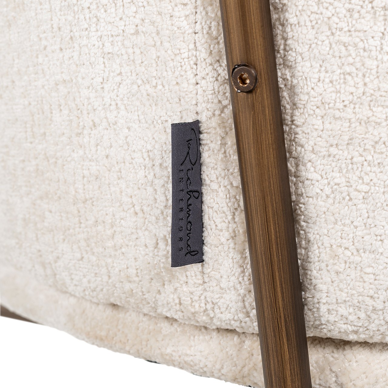 Stuhl Minerva white chenille fire retardant (FR-Bergen 900 white chenille)