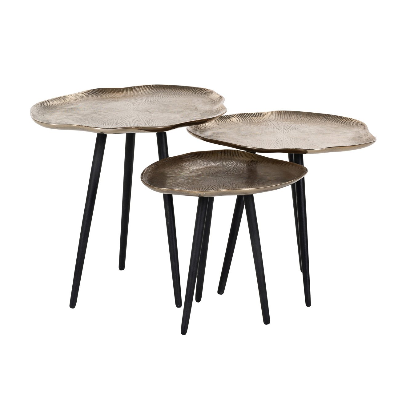 Couchtisch Volenta champagne gold (Set of 3) Couchtisch Volenta champagne gold (Set of 3)