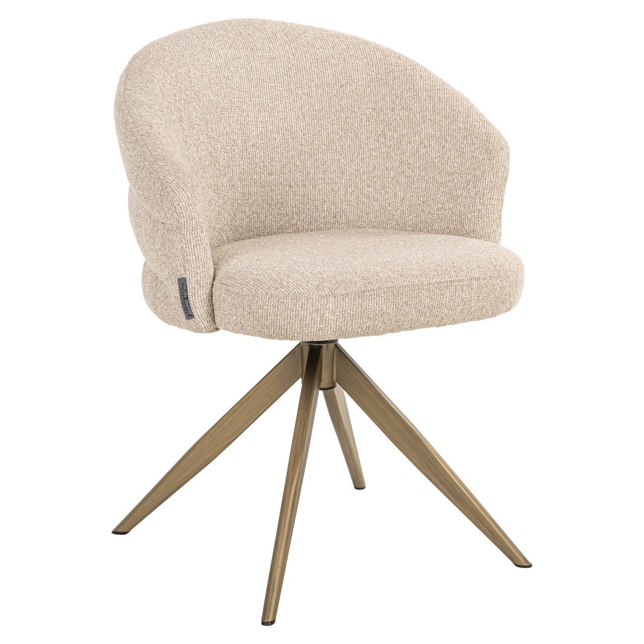 Esszimmerstuhl Zendaya biscotti swivel fire retardant