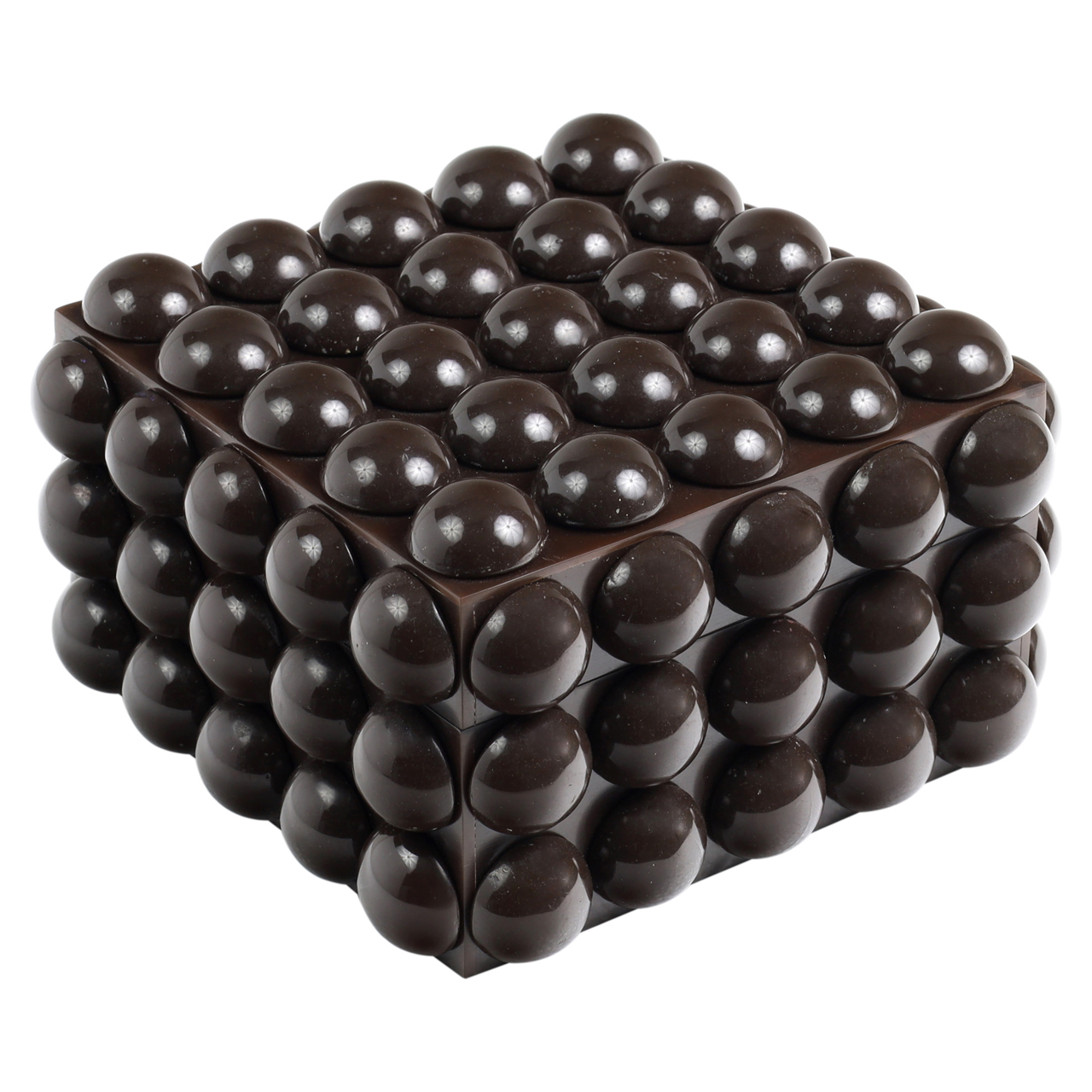 Aufbewahrungsbox Nyx dark brown small