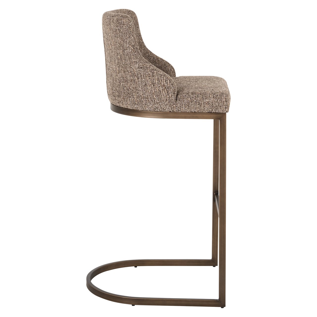 Barhocker Bolton brown tweed (Set of 2) Barhocker Bolton brown tweed (Set of 2)