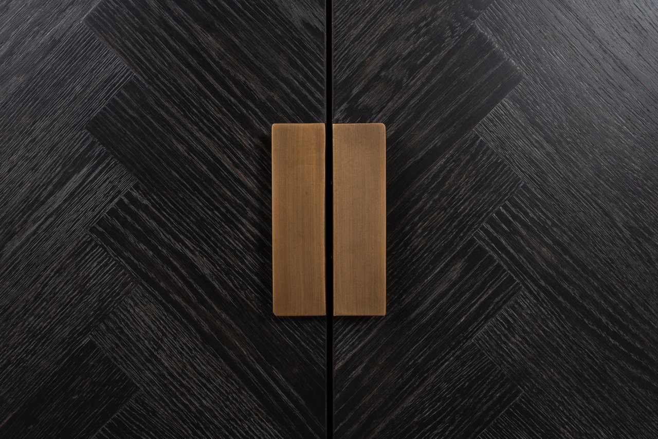 TV-Schrank Blackbone Brass black rustic 200