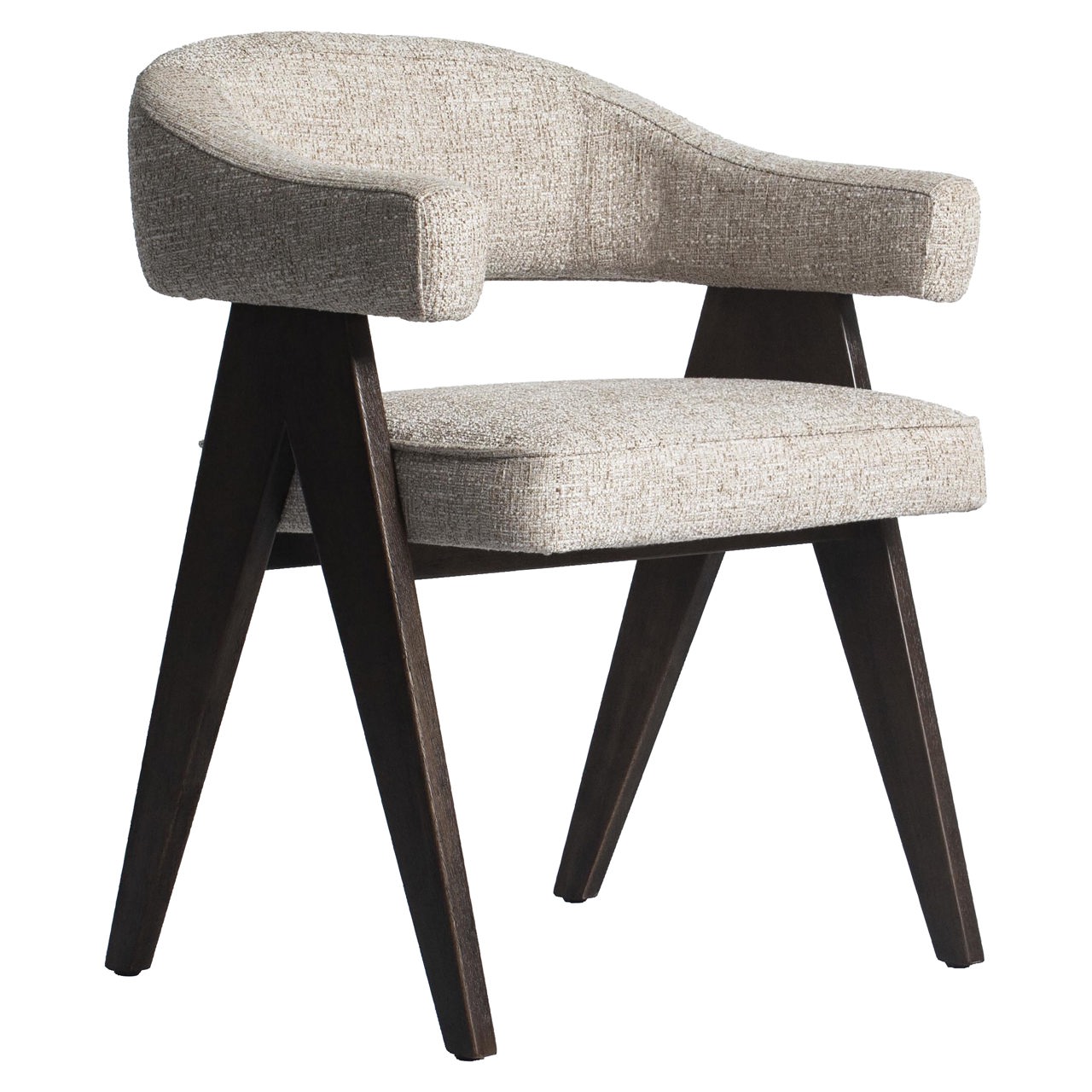 Esszimmerstuhl Mori cream tweed fire retardant