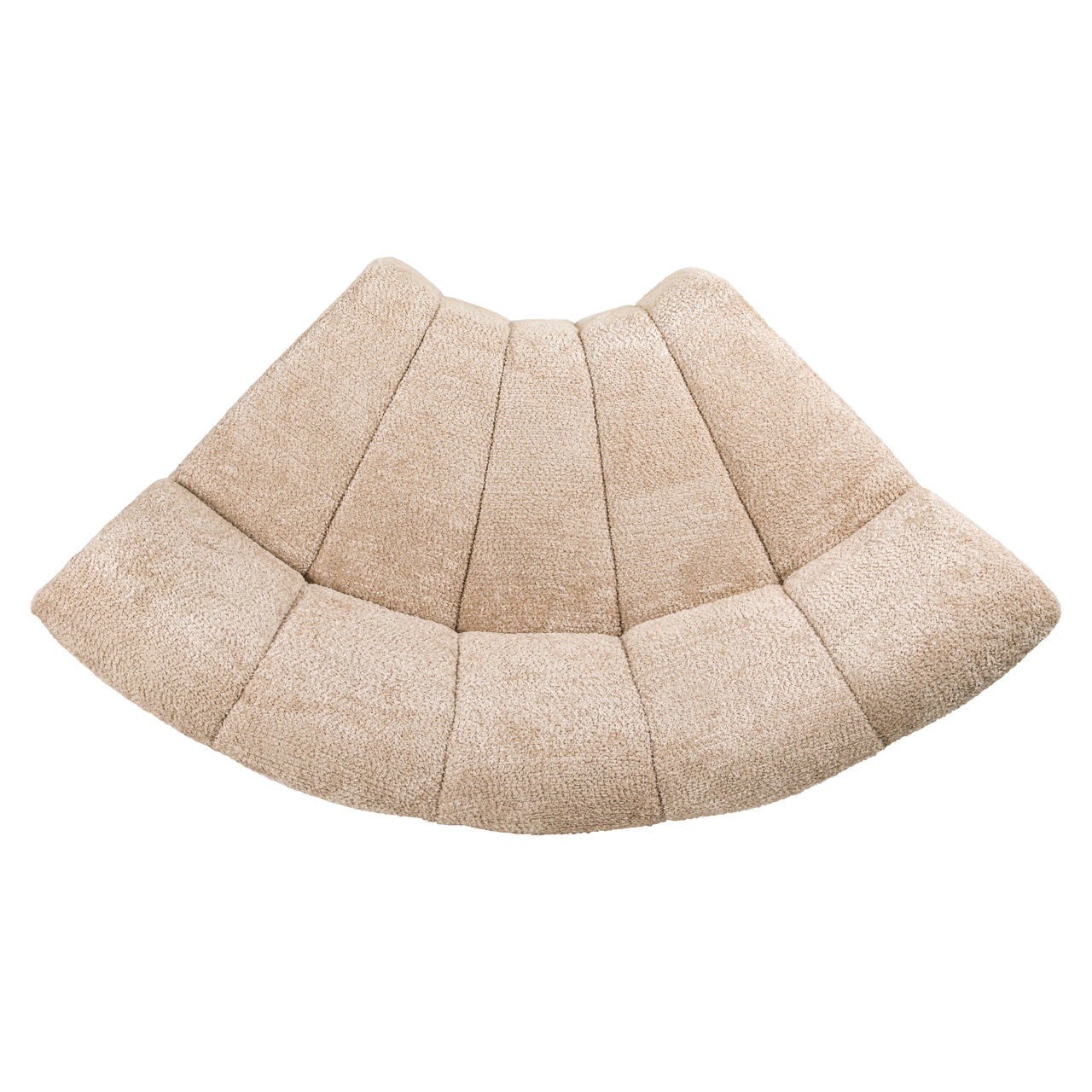 Sitzbank Hillpark lovely beige round corner
