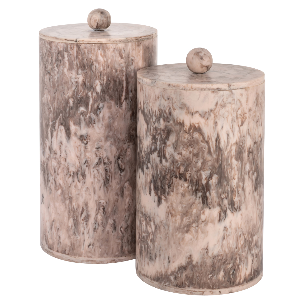 Aufbewahrungsbox Rosaline chocolat brown storage jar small