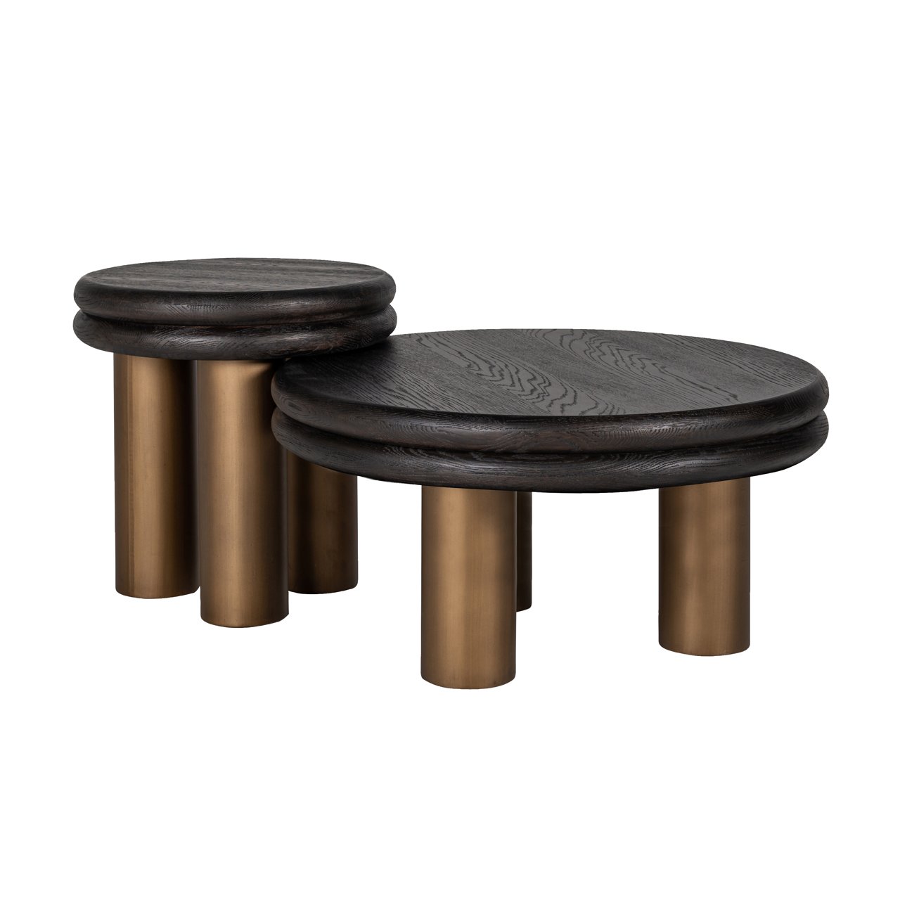 Couchtisch Macaron black rustic Couchtisch Macaron black rustic