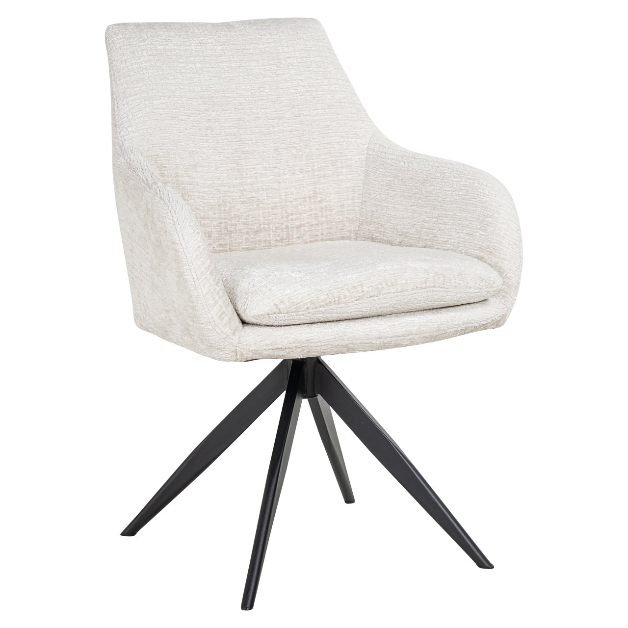 Esszimmerstuhl Lisonne cream fusion swivel