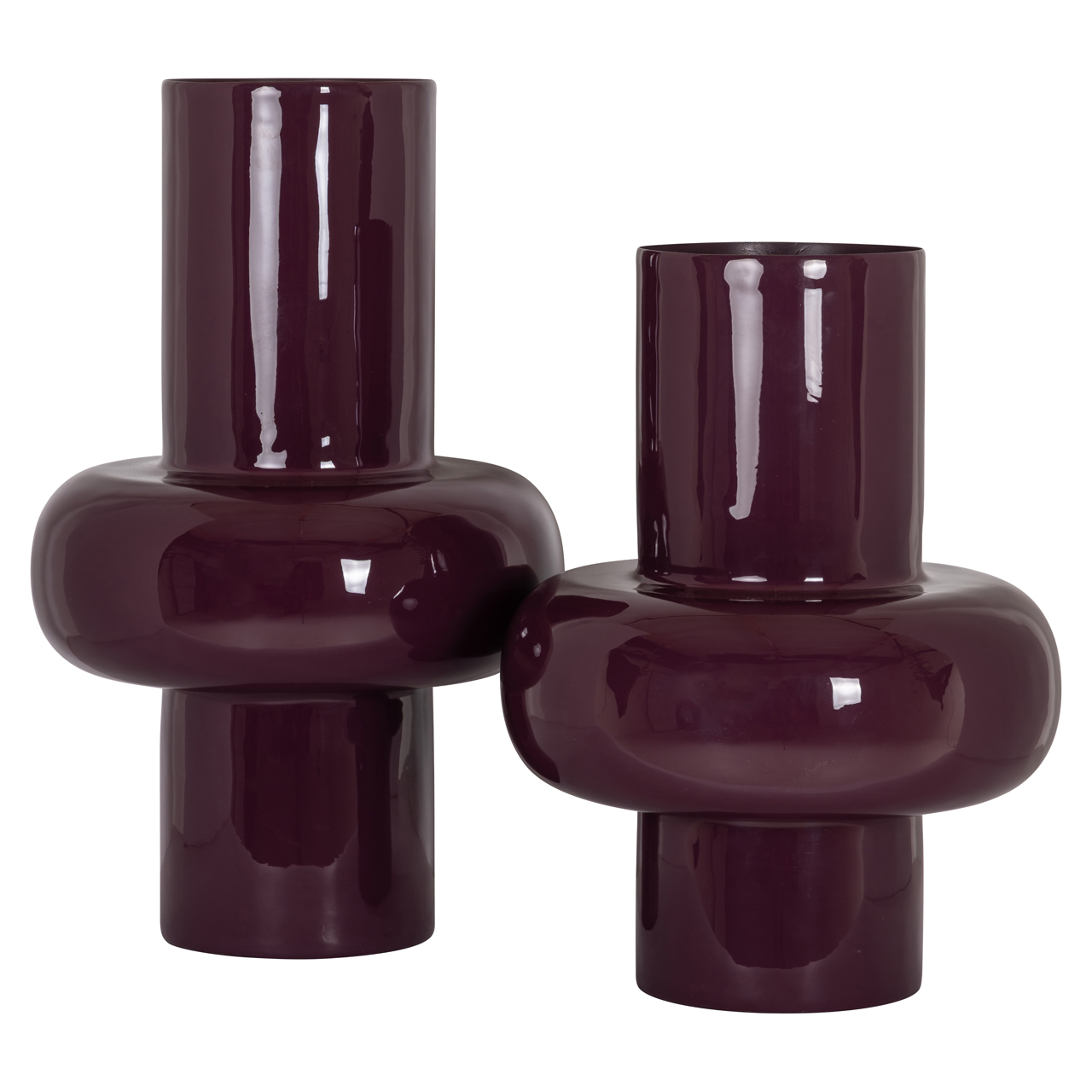 Vase Ashlyn burgundy small