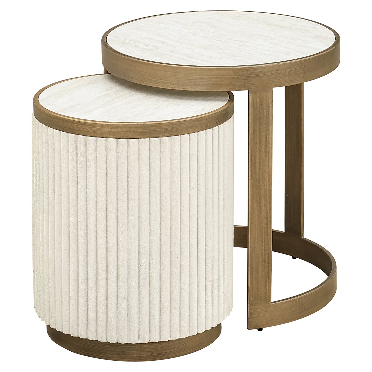 Beistelltisch Tivoli Set von 2 (White)