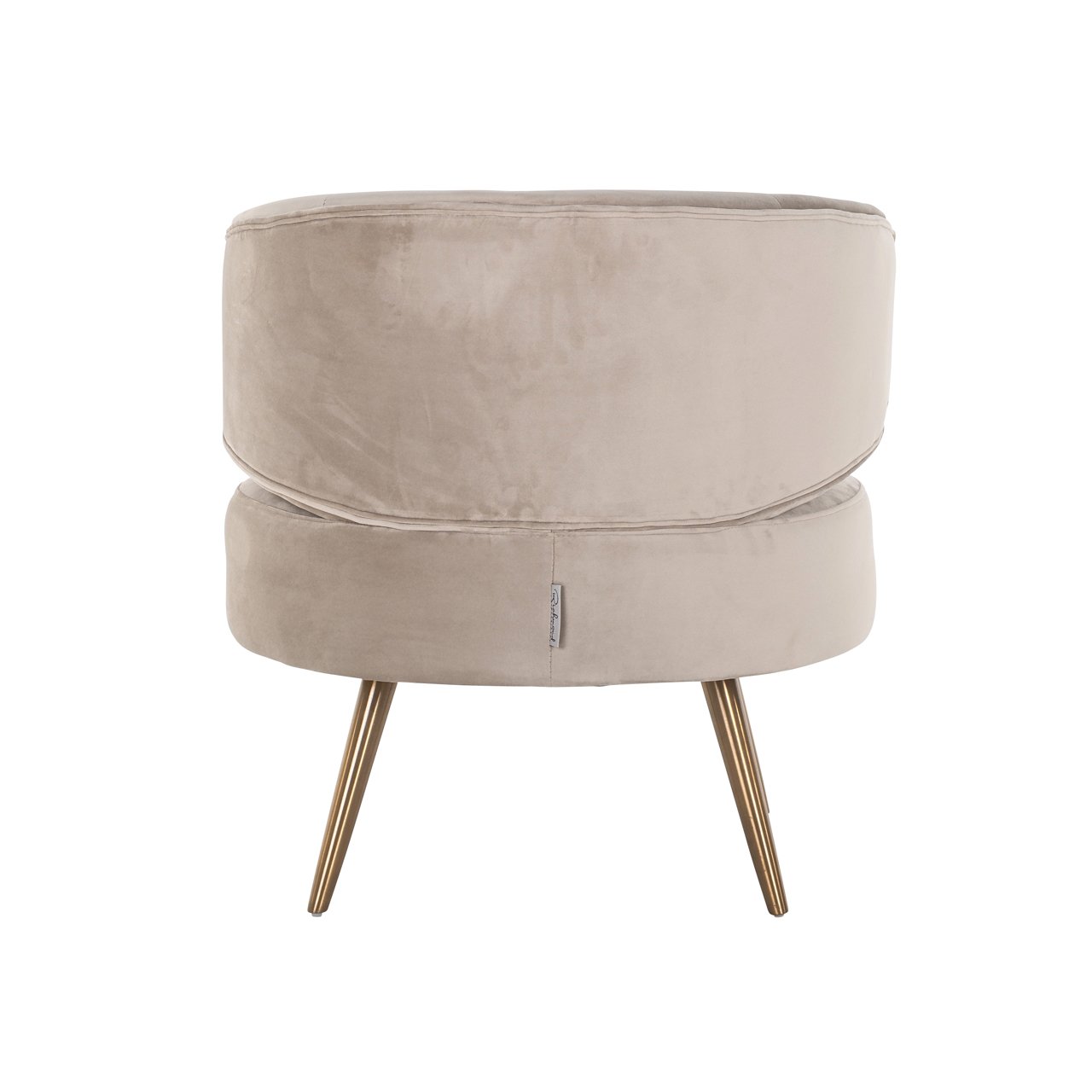 Lounge Stuhl Hazel khaki velvet fire retardant Lounge Stuhl Hazel khaki velvet fire retardant