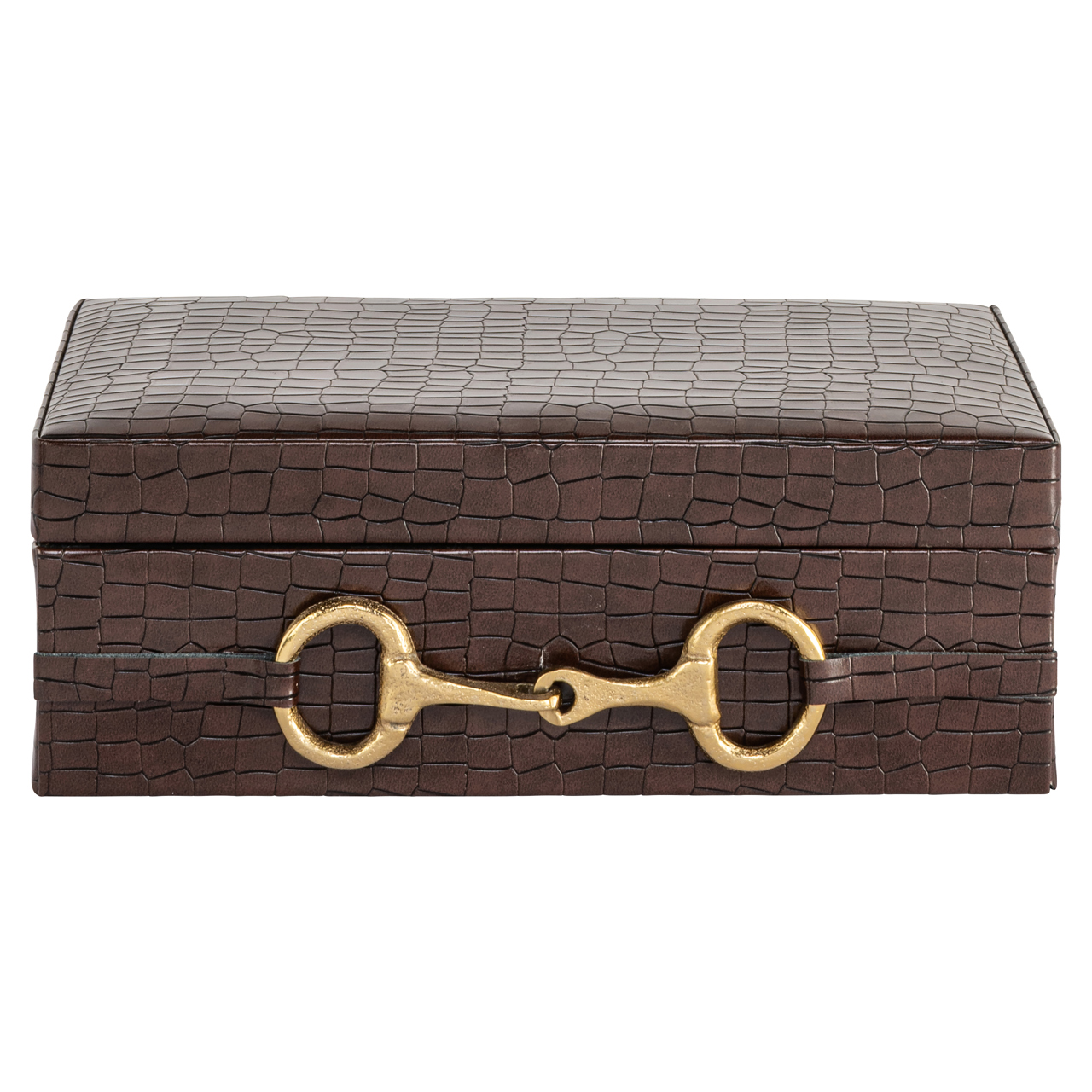 Aufbewahrungsbox Rex dark brown large