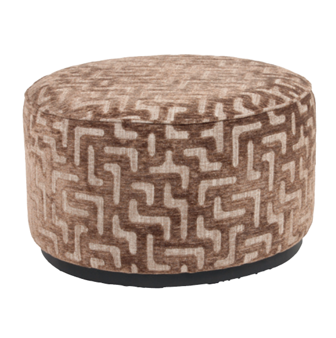 Hocker & Fußbank Adele brown chunky