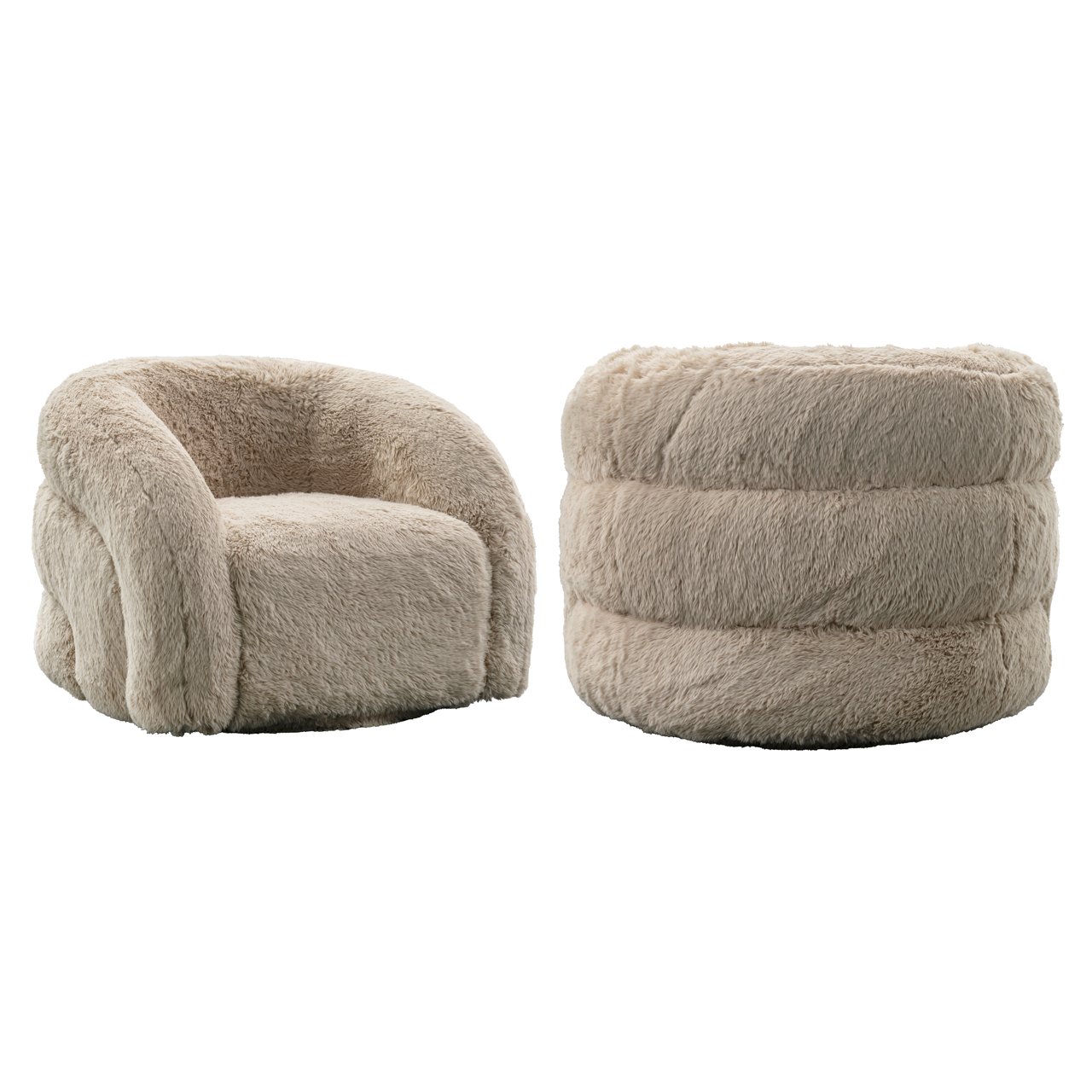 Lounge Stuhl Arcus yakety sand swivel Lounge Stuhl Arcus yakety sand swivel