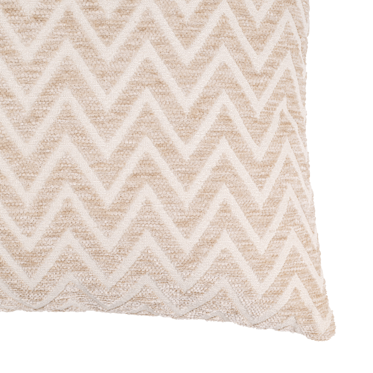 Kissen Cassy beige chevron
