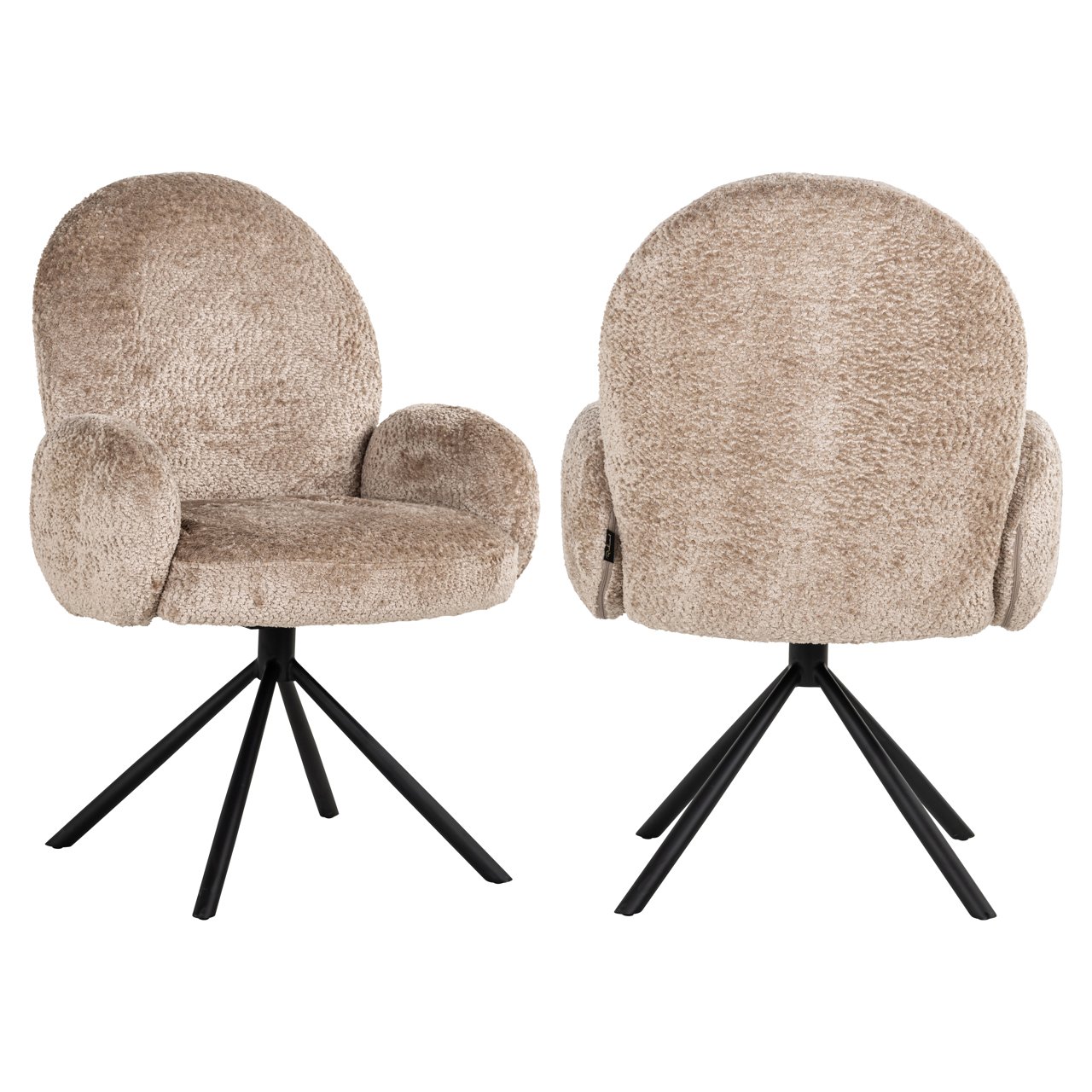Esszimmerstuhl Jolie sheep natural swivel Esszimmerstuhl Jolie sheep natural swivel