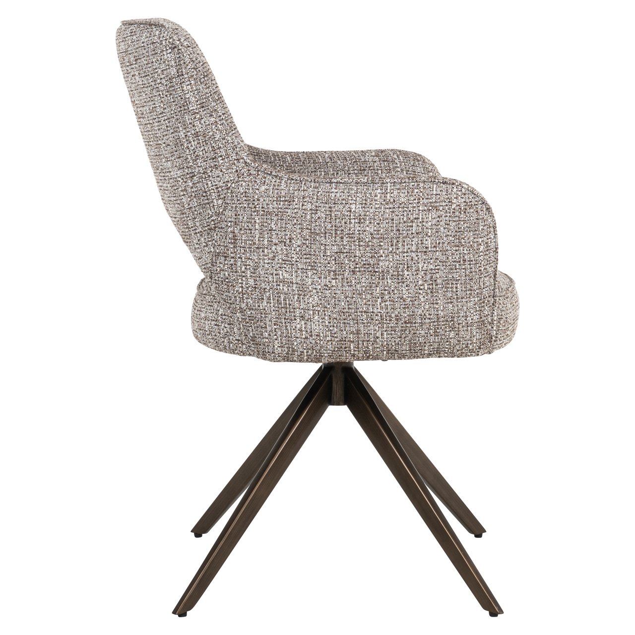 Esszimmerstuhl Ginerva earth tweed swivel Esszimmerstuhl Ginerva earth tweed swivel