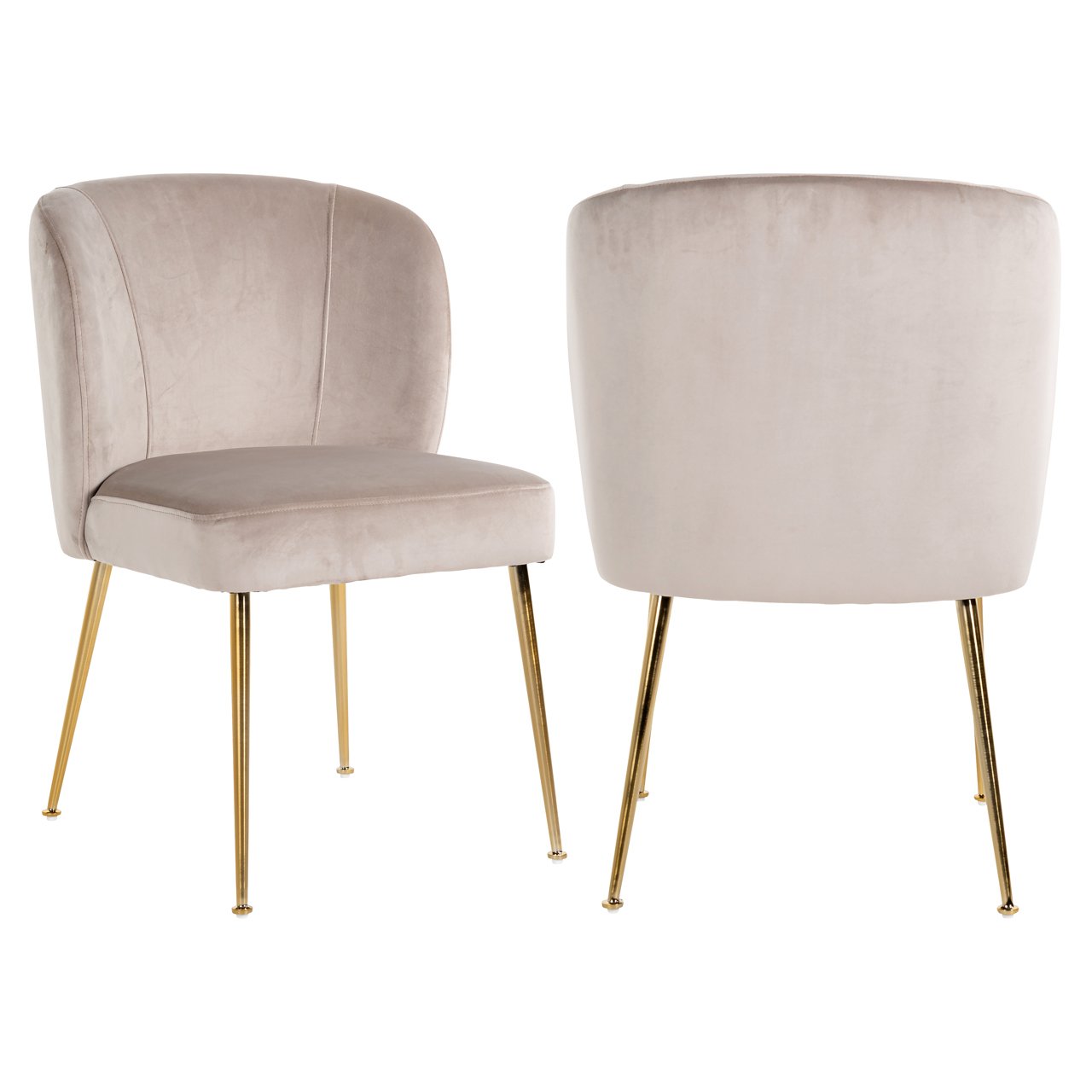 Esszimmerstuhl Cannon khaki velvet