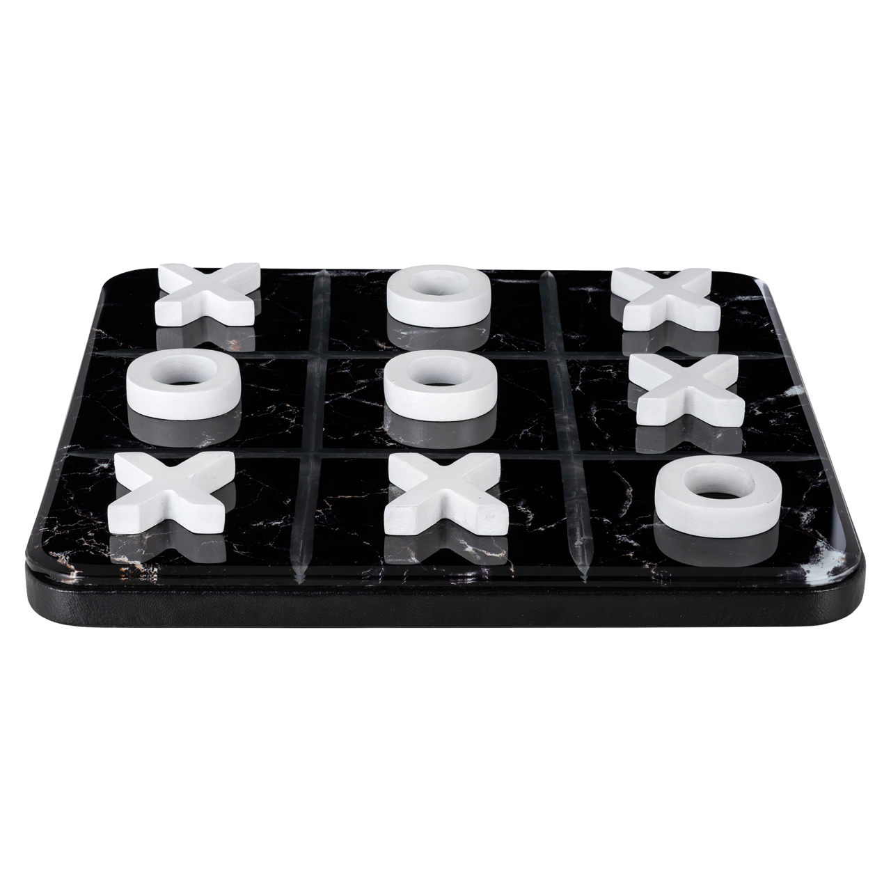 Dekoratives Spiel Trixi black/white Tic-Tac-Toe