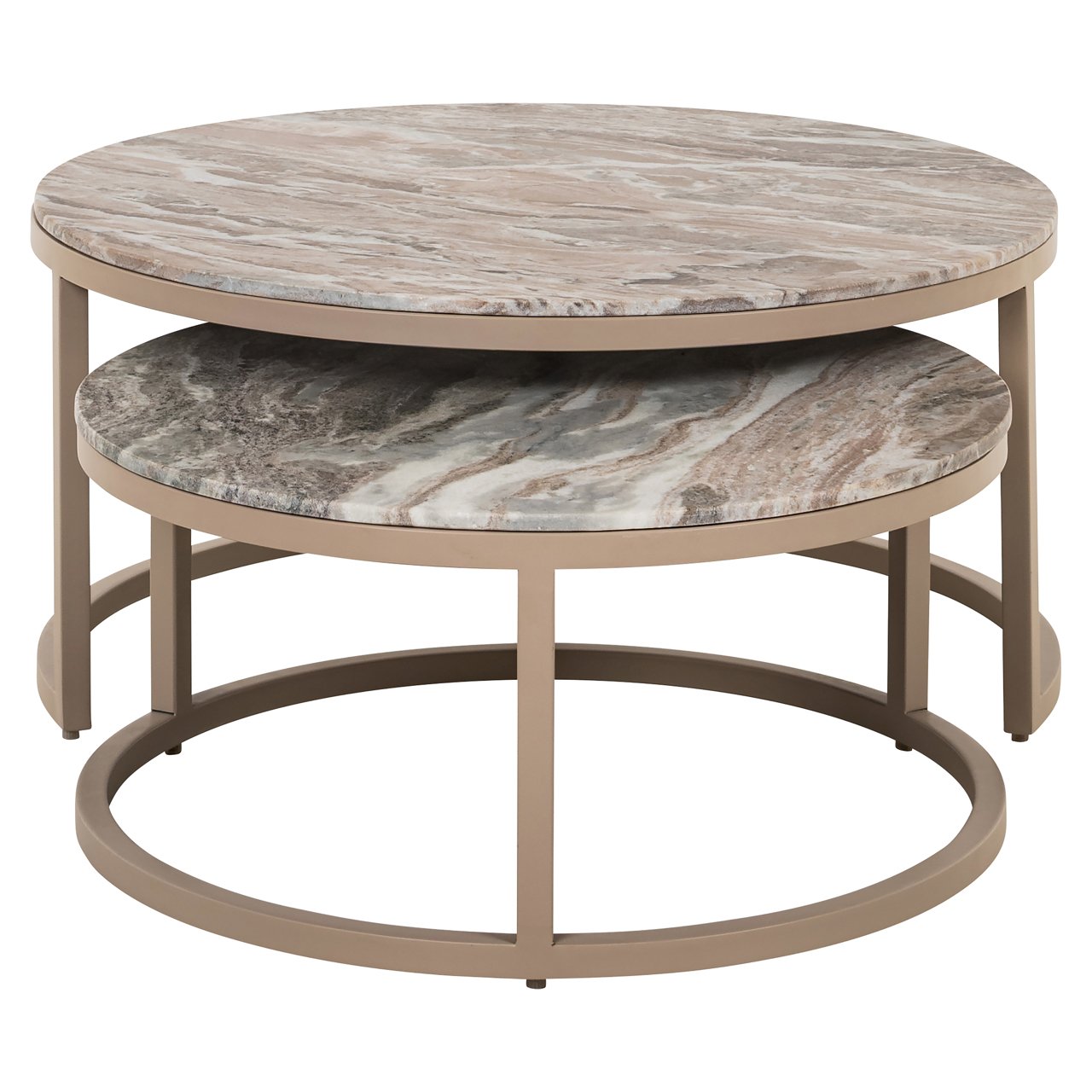 Couchtisch Fairfax stone (Set of 2)