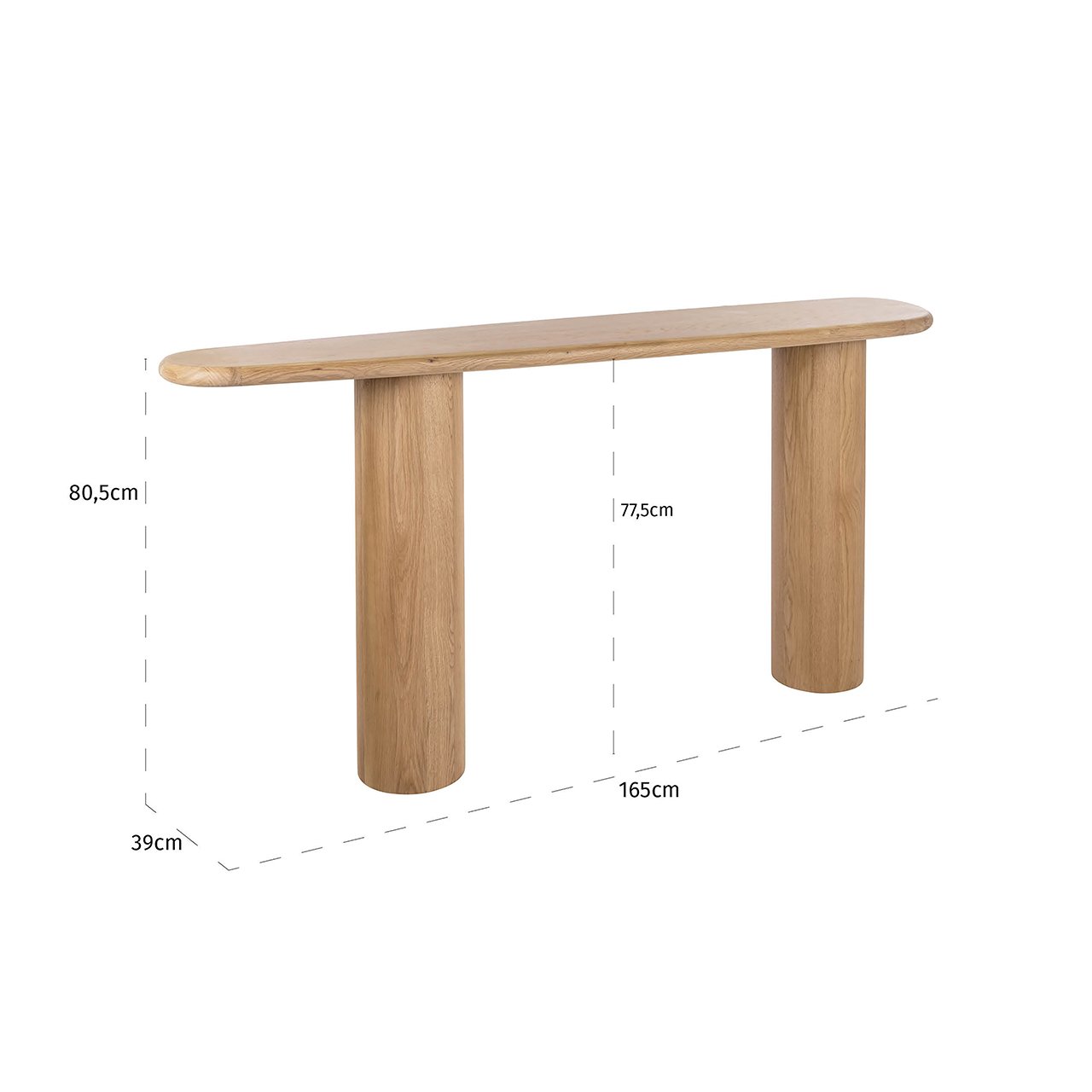 Konsole Oakley natural oak